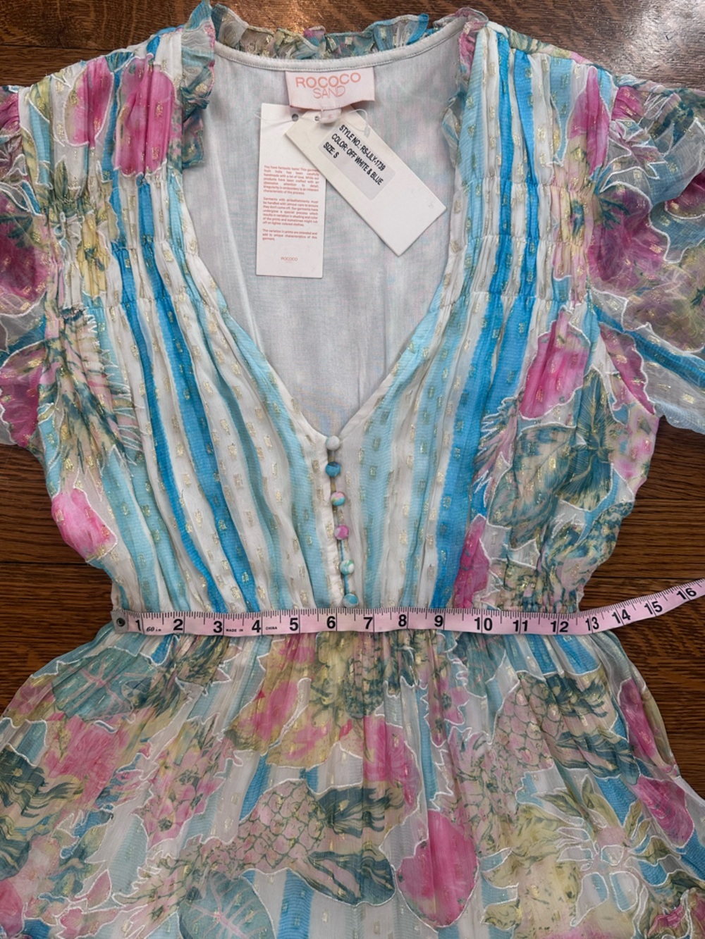 Rococo Sand Lily Maxi Long Dress NWT - Picture 10 of 12